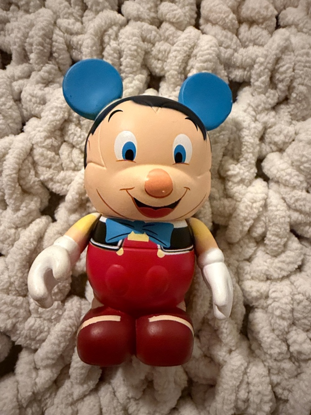Classic Cartoon-Inspired Kids Figure in Red, Blue & Yellow